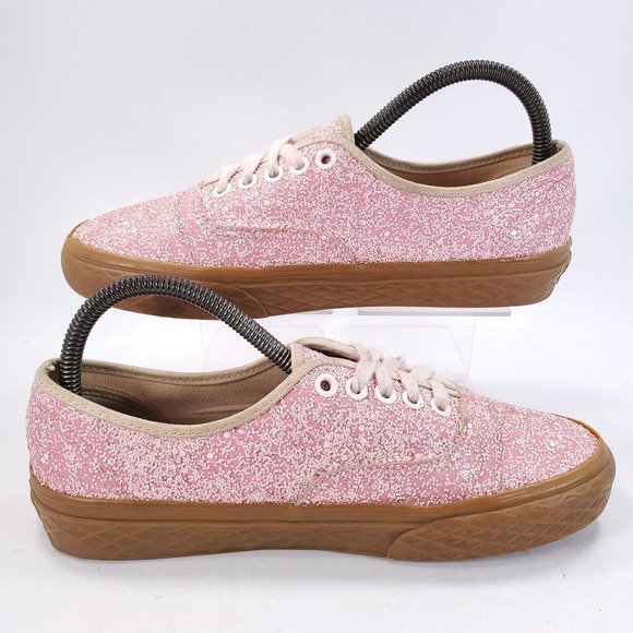 Vans Off the Wall Lace Up Athletic Shoe Womens Size 8 Mens 6.5 721278 Pink - Picture 5 of 9